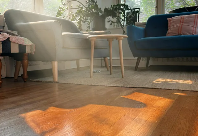 Completed flooring project